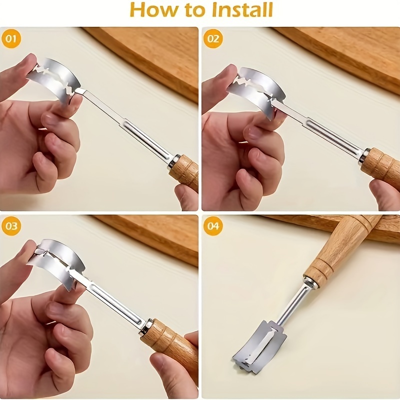 Bread Lame Danish Dough Whisk  - Danish Pancake Pan 评论和价格