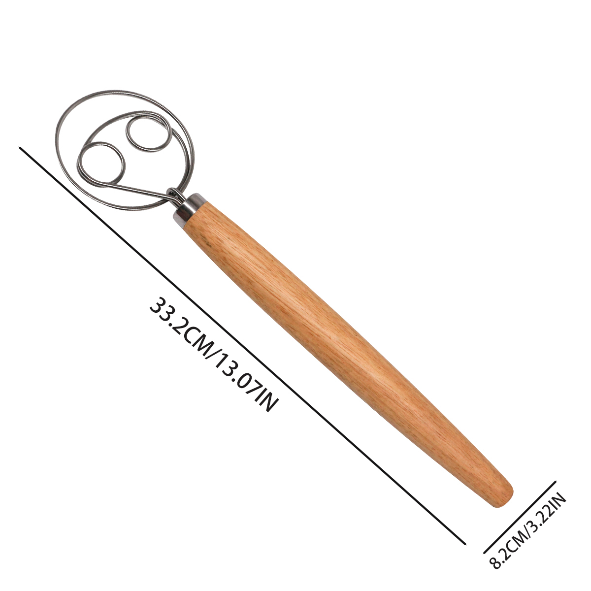 13-Inch Oak Handle Danish Doug - Danish Pancake Pan 评论和价格